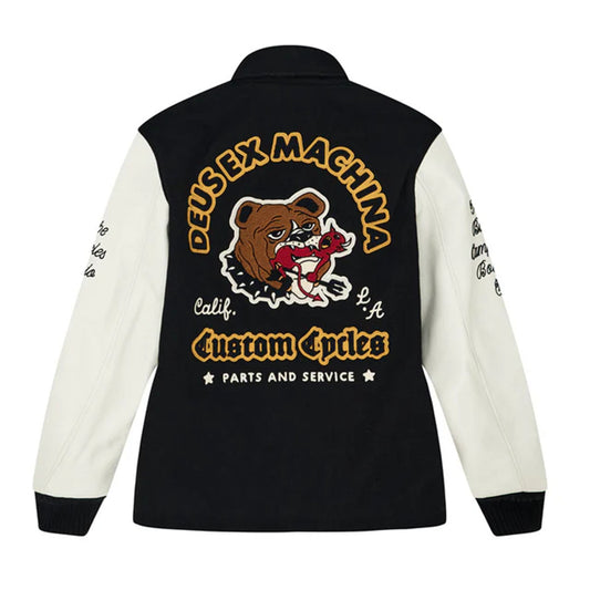 Deus Ex Machina Sourmug Coach Jacket Black / Whiter