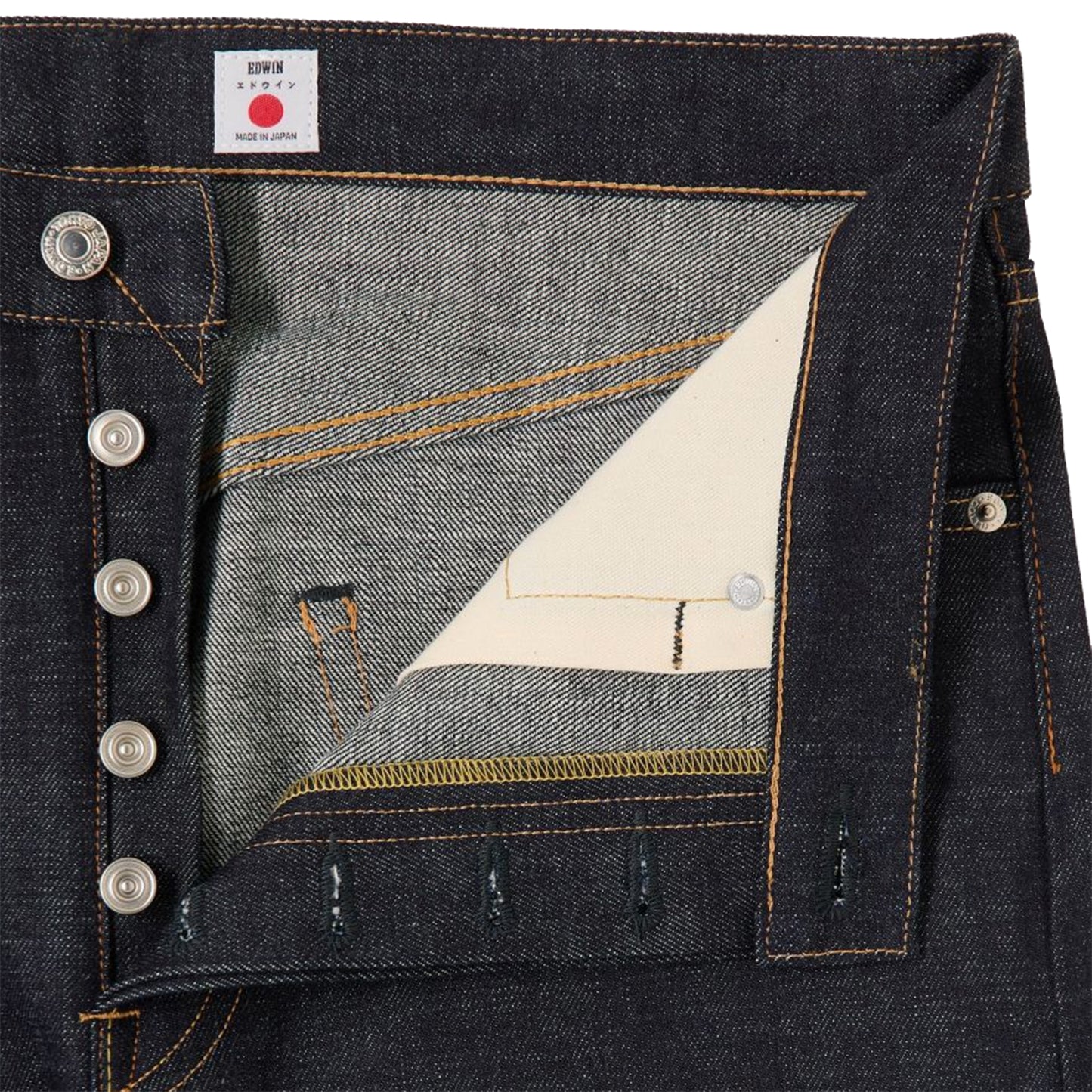 Edwin Regular Straight Kaihara Blue Rainbow Selvage Unwashed