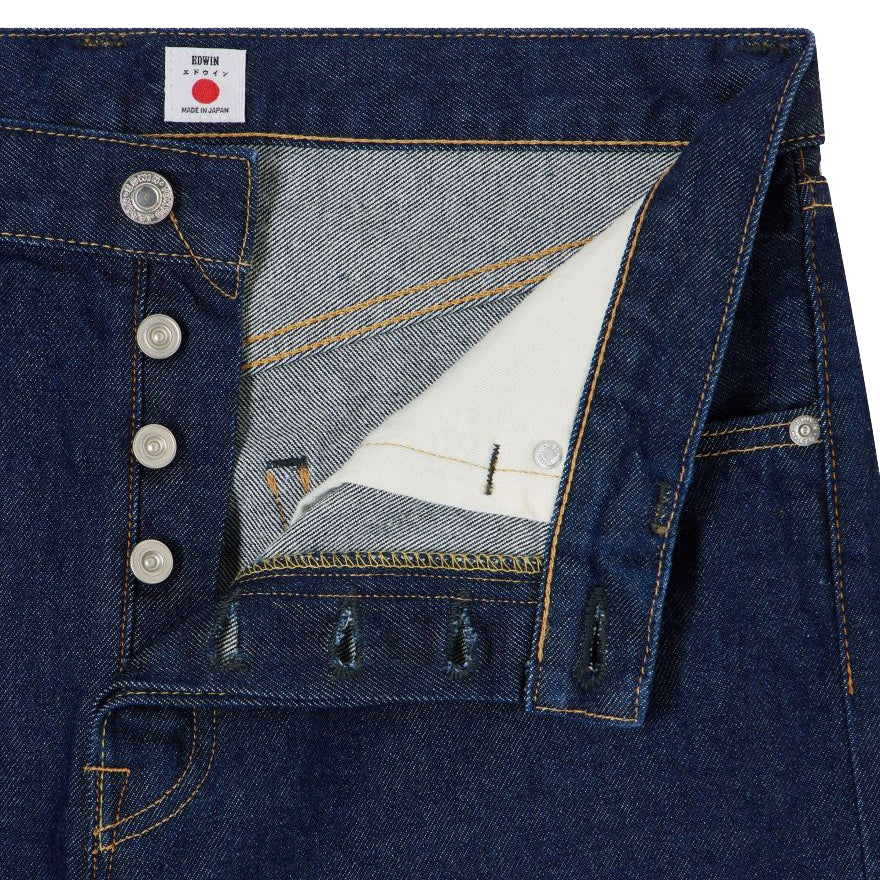 Edwin Regular Straight Kaihara Indigo Open End Denim