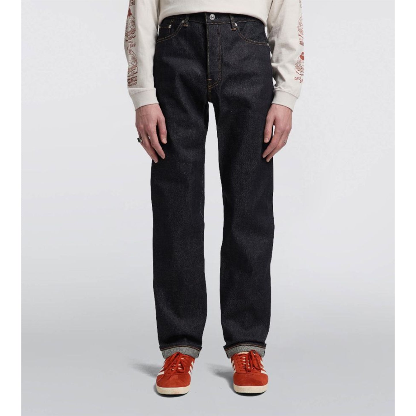 Edwin Regular Straight Kaihara Blue Rainbow Selvage Unwashed