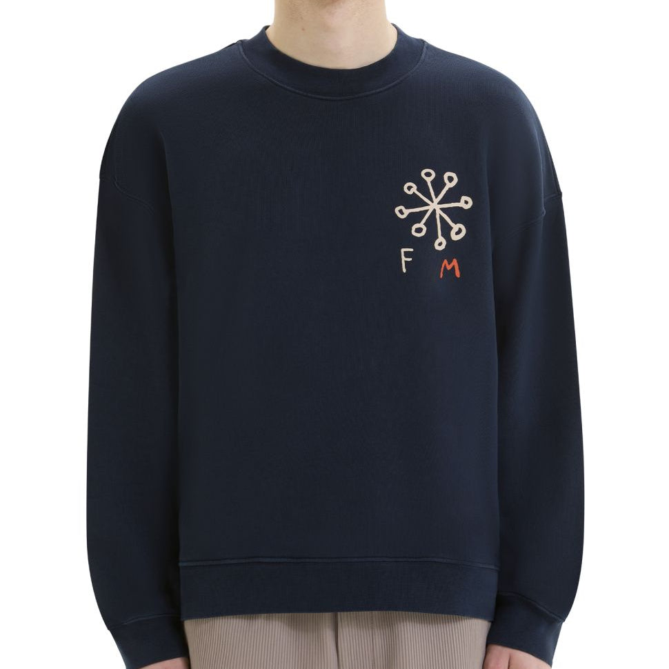 Flower Mountain Bakin One Sweatshirt Navy