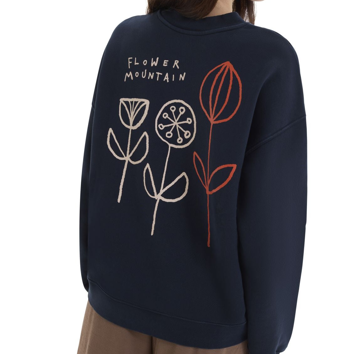 Flower Mountain Bakin One Sweatshirt Navy