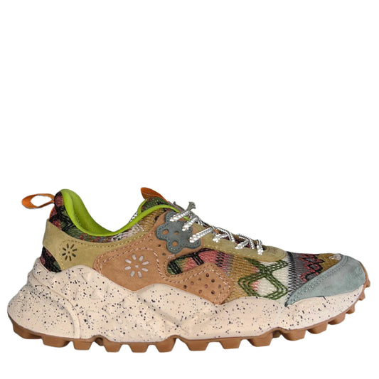 Flower Mountain W' Kotetsu Suede Knitted Multi Fabric Grey / Pea