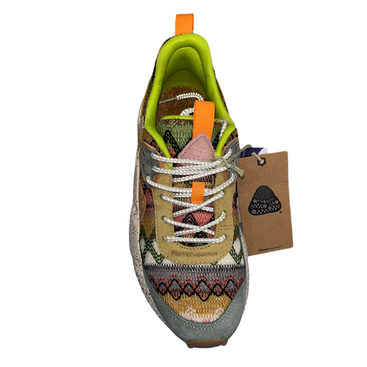 Flower Mountain W' Kotetsu Suede Knitted Multi Fabric Grey / Pea