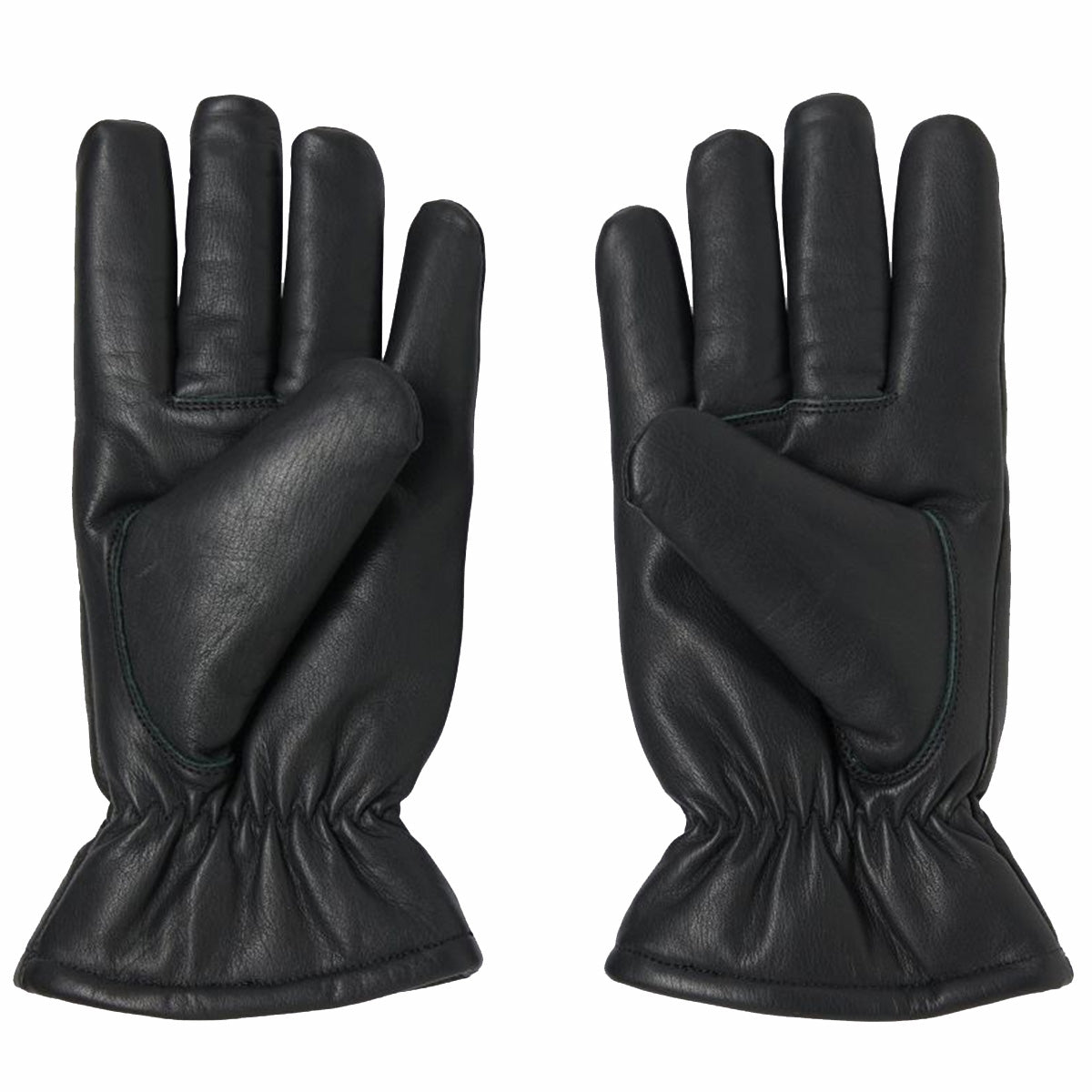 Edwin Leather Gloves Black