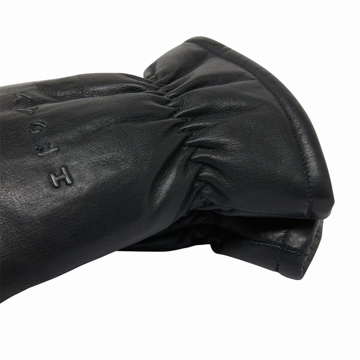 Edwin Leather Gloves Black