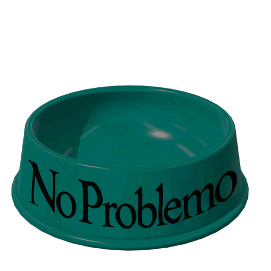 No Problemo Pet Bowl Green