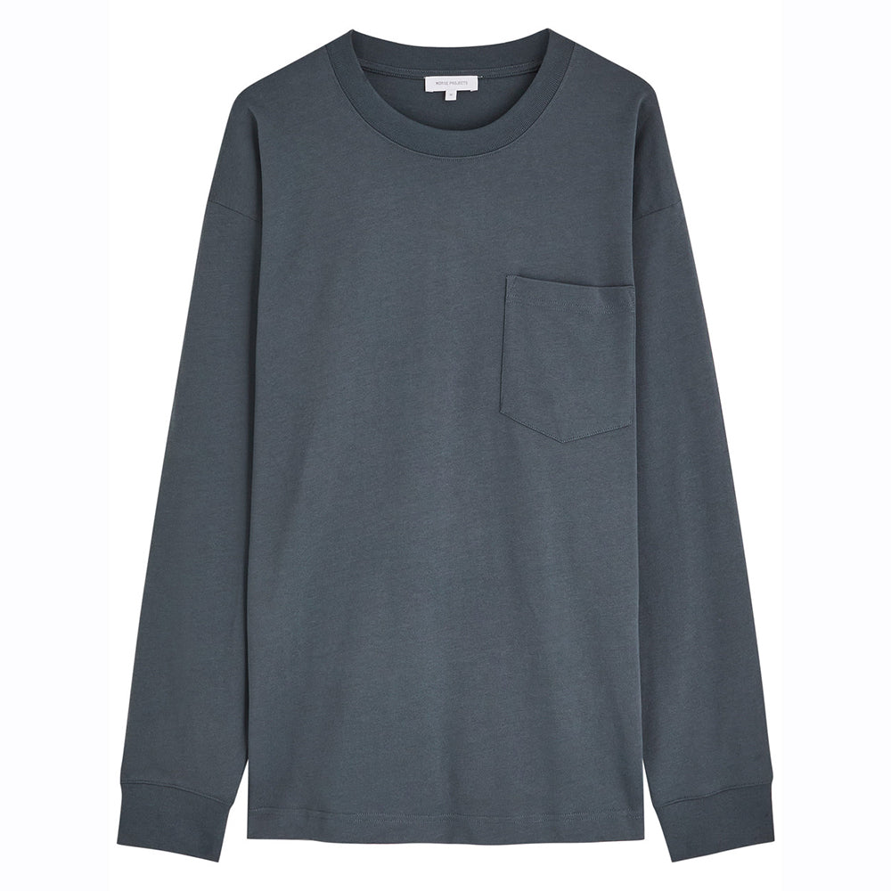 Norse Projects Standard Heavy Loose LS T-Shirt Graphite