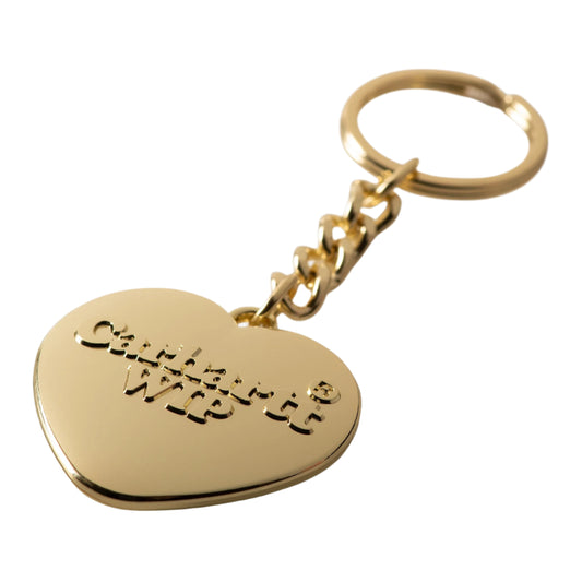 Carhartt WIP Heart Keychain Zinc Alloy Gold