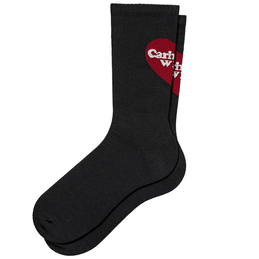 Carhartt WIP Heart Socks Black