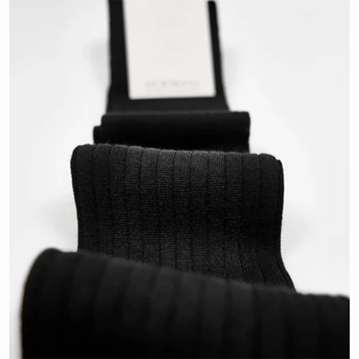 Hermani Merino Wool Knee-High Nero