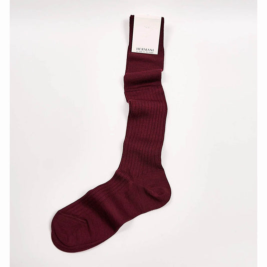 Hermani Merino Wool Knee-High Bordeaux