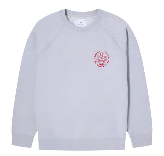 Edwin Music Channel Sweat Grey Marl