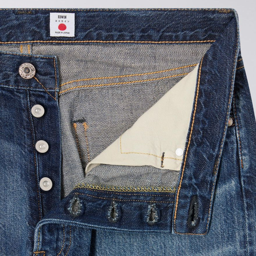 Edwin Loose Fit Jeans Red Selvage Dark Used