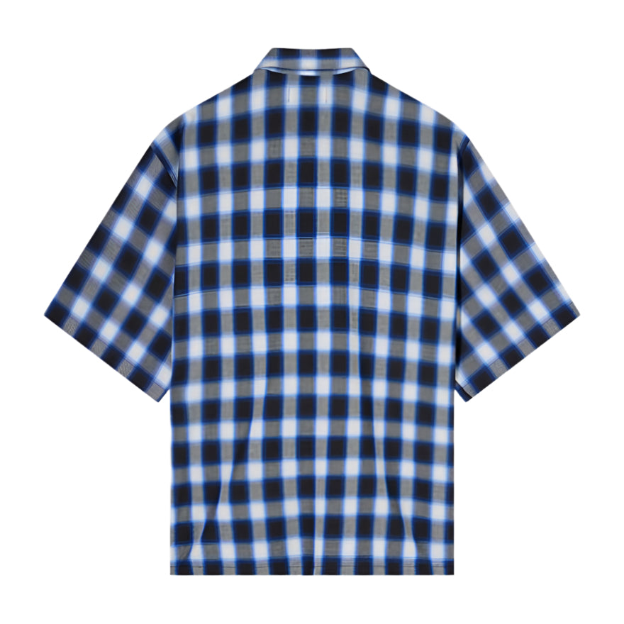 Edwin Millbury Shirt SS Blue / Black