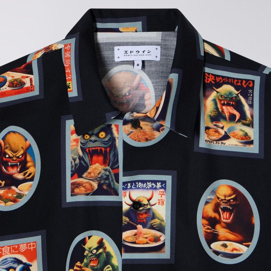 Edwin Hara Hachi Bun Me Shirt SS AOP