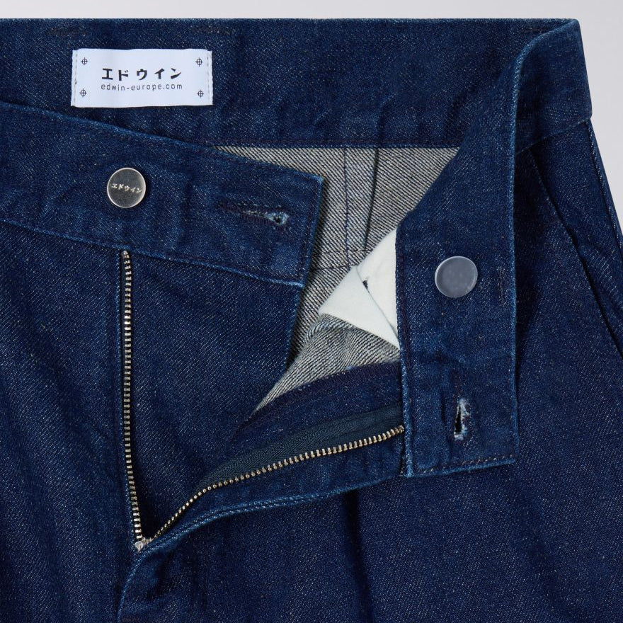 Edwin W' Nora Pant Coral Blue Denim
