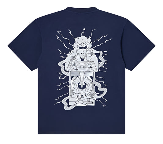 Edwin Slot Machine T-shirt Maritime Blue