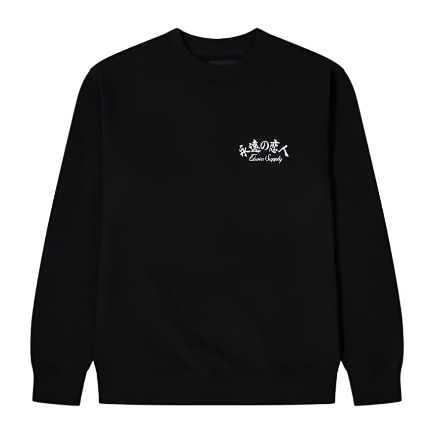 Edwin Forever Lover Sweat Black
