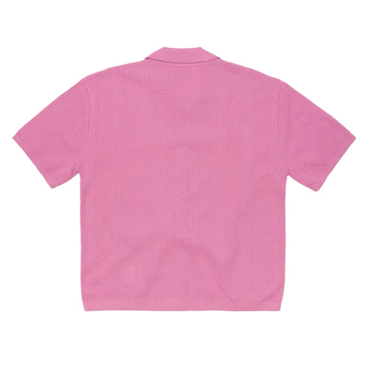 Edwin Luis Buttoned Polo Pink