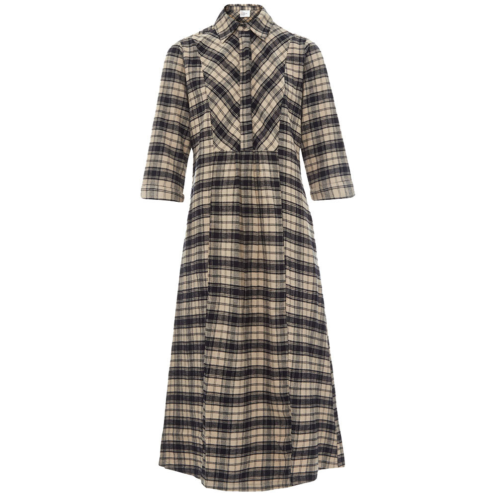Leon & Harper Roxette Dress Check + Black