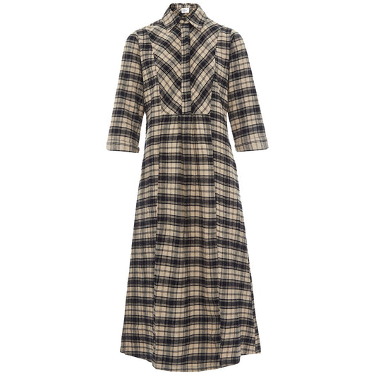 Leon & Harper Roxette Dress Check + Black