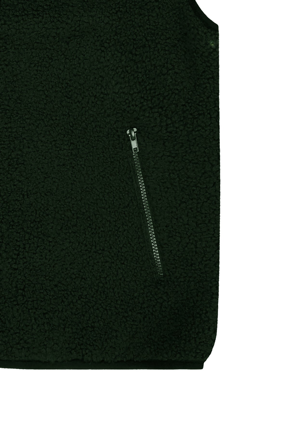 Kappy Fleece Gilet Dark Green