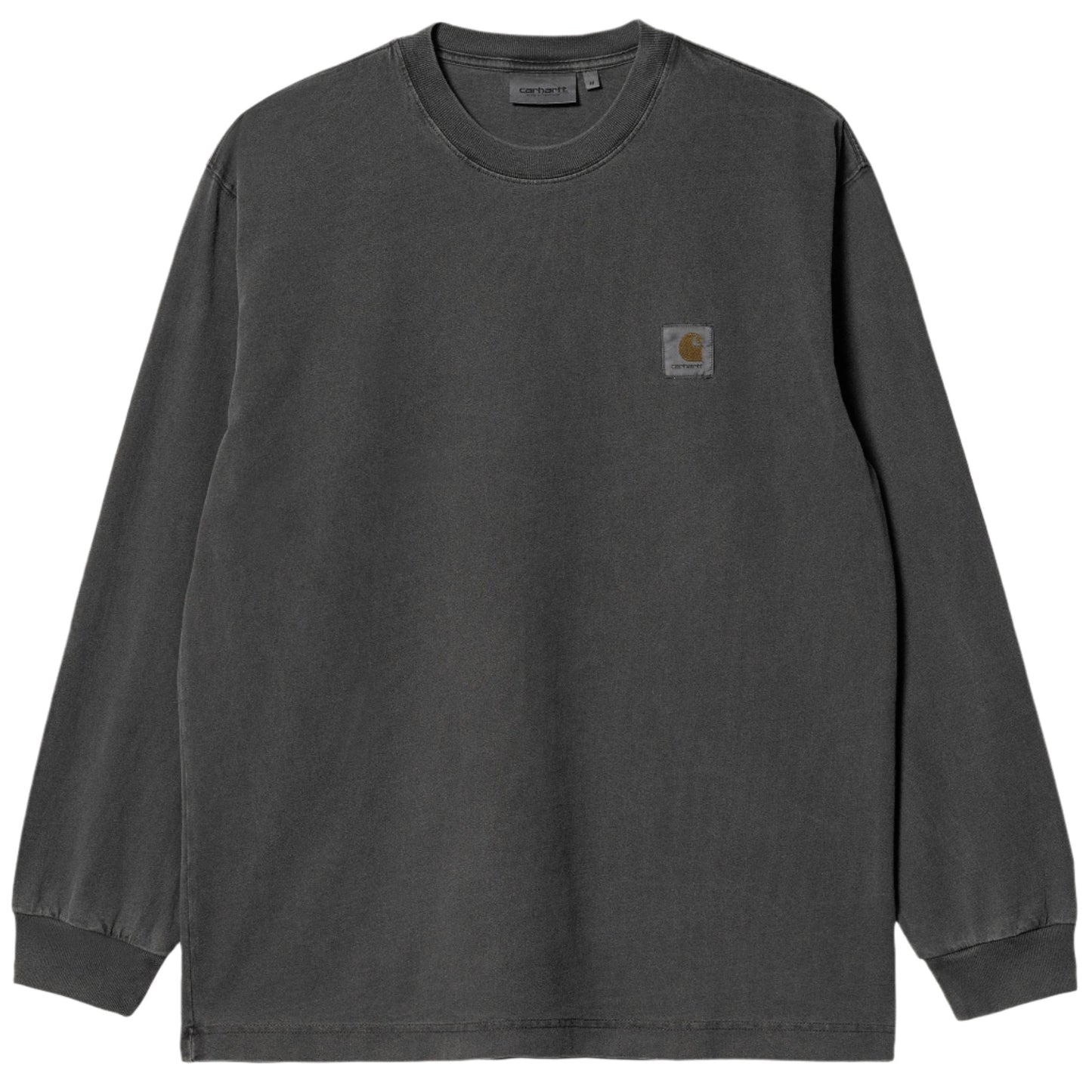 Carhartt WIP L/S Vista T-Shirt Black Garment Dyed