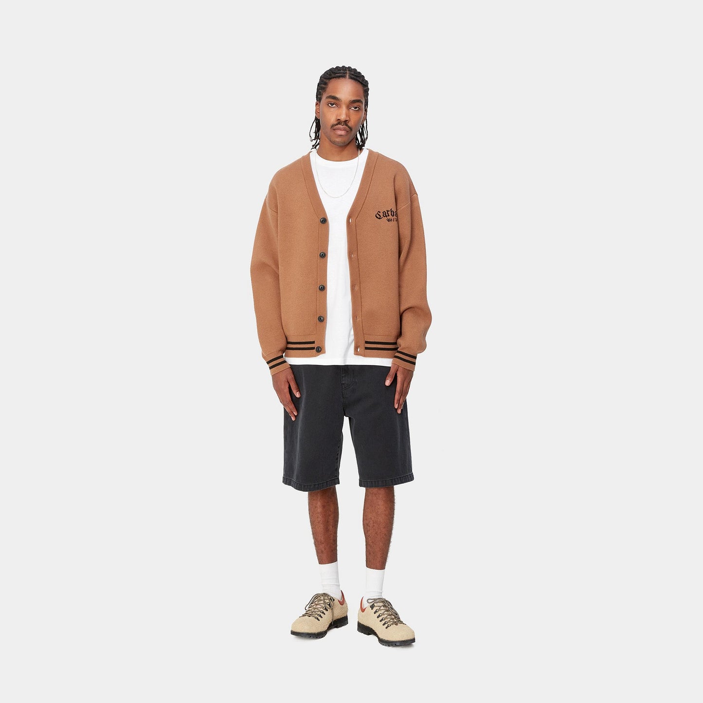 Carhartt WIP Landon Short Black Stone Washed