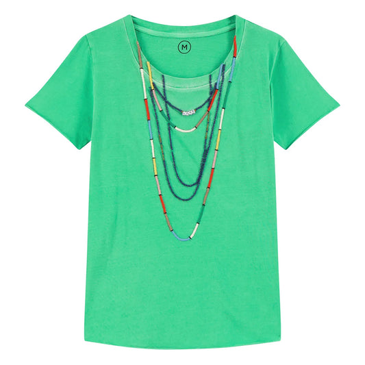 Leon & Harper Toro Beads T-Shirt Green