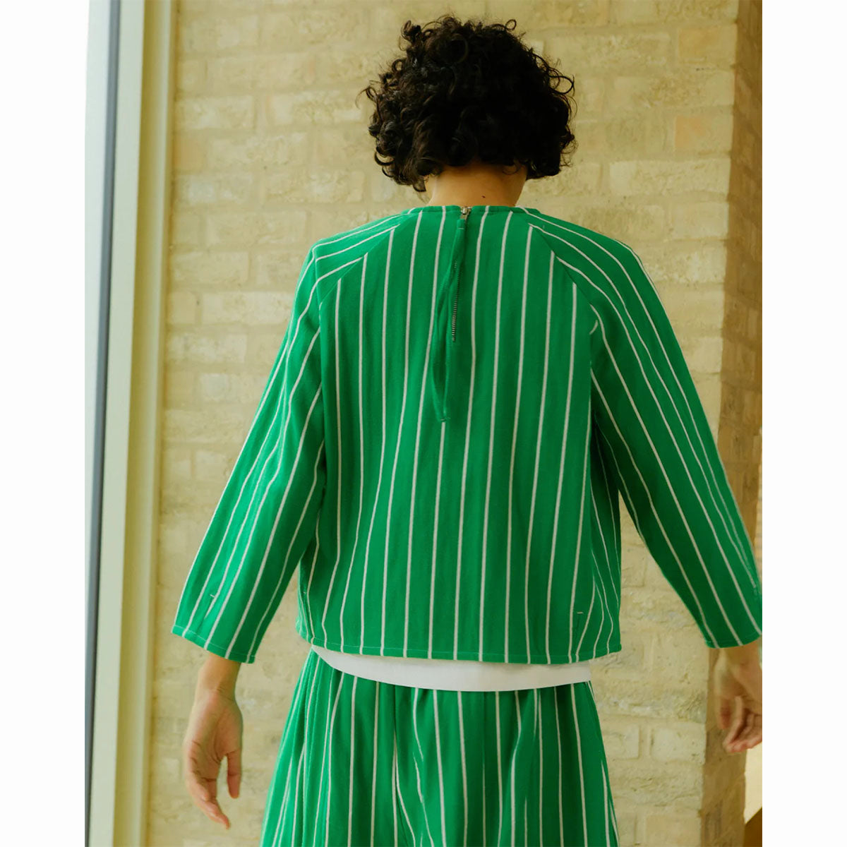 L.F.Markey Oslo Stripe Top Grass