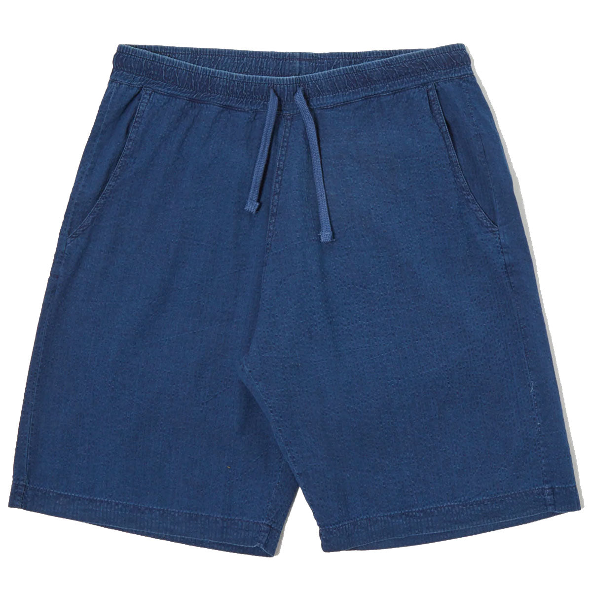 Universal Works Lumber Short Seersucker Washed Indigo