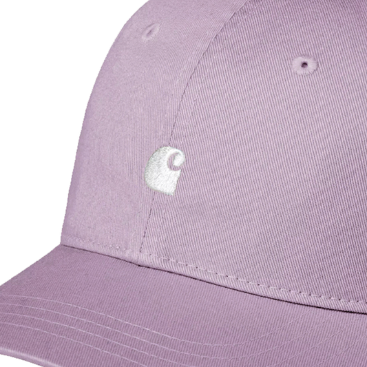 Carhartt WIP Madison Logo Cap Gentle Purple / White