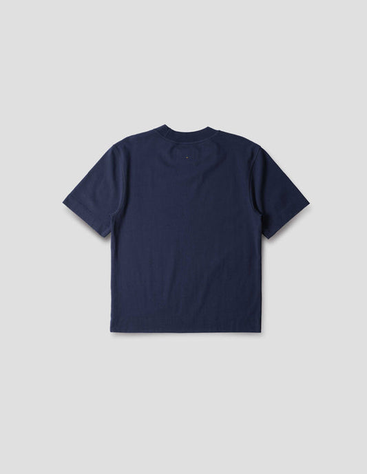 MHL Flatlock Crew Matte Jersey Indigo