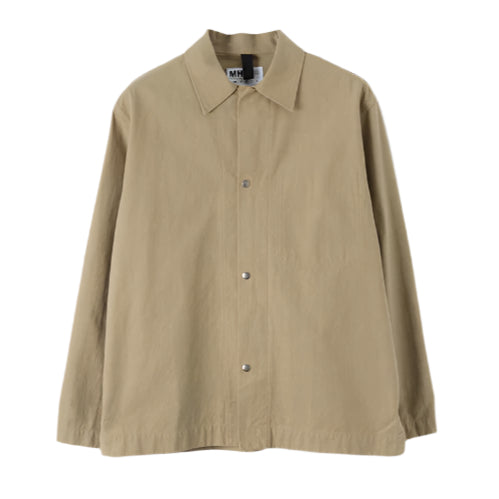 MHL Chore  Shirt Irregular Cotton Drill Oat