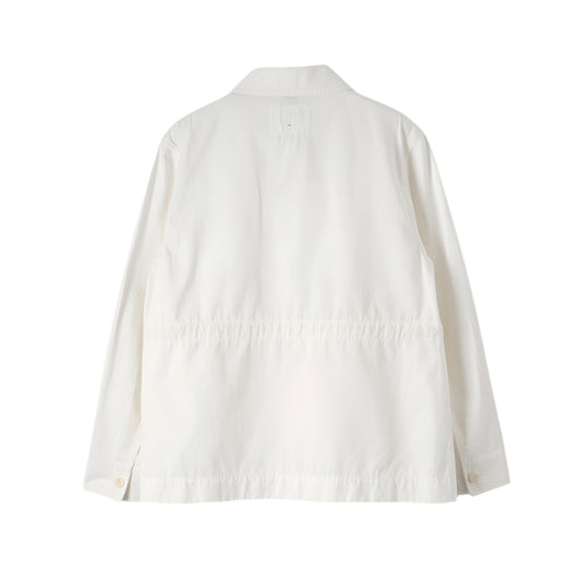 MHL W' Worker Jacket Cotton Linen Plainweave Off White