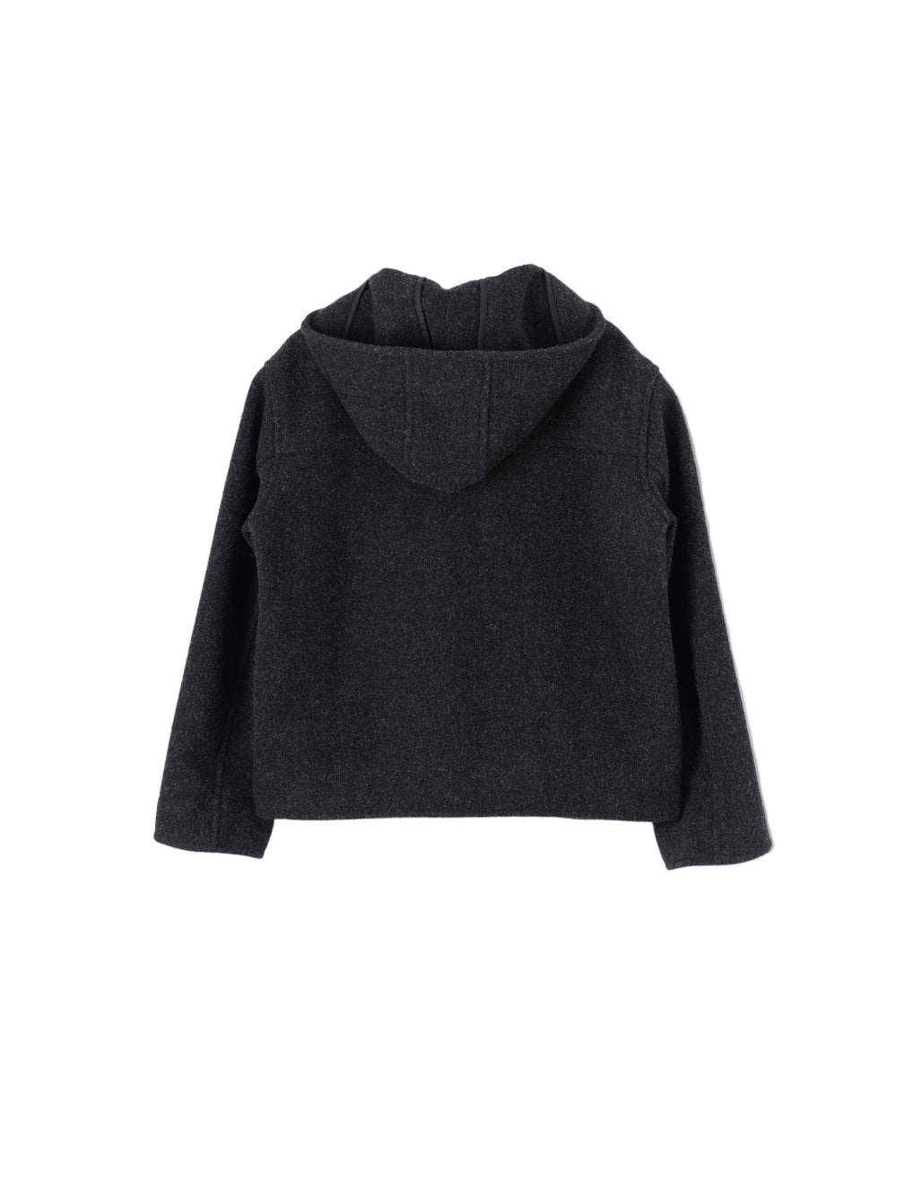 MHL W' Short Duffle Coat Felted Wool Charcoal