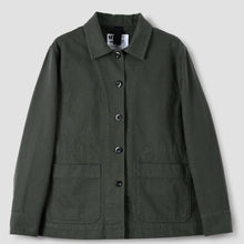 Load image into Gallery viewer, MHL W&#39; Workers Jacket Cotton Drill Forest
