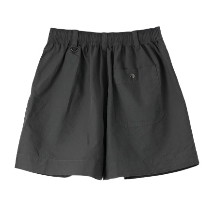 MHL W' Pleated Dry Cotton Shorts Carbon