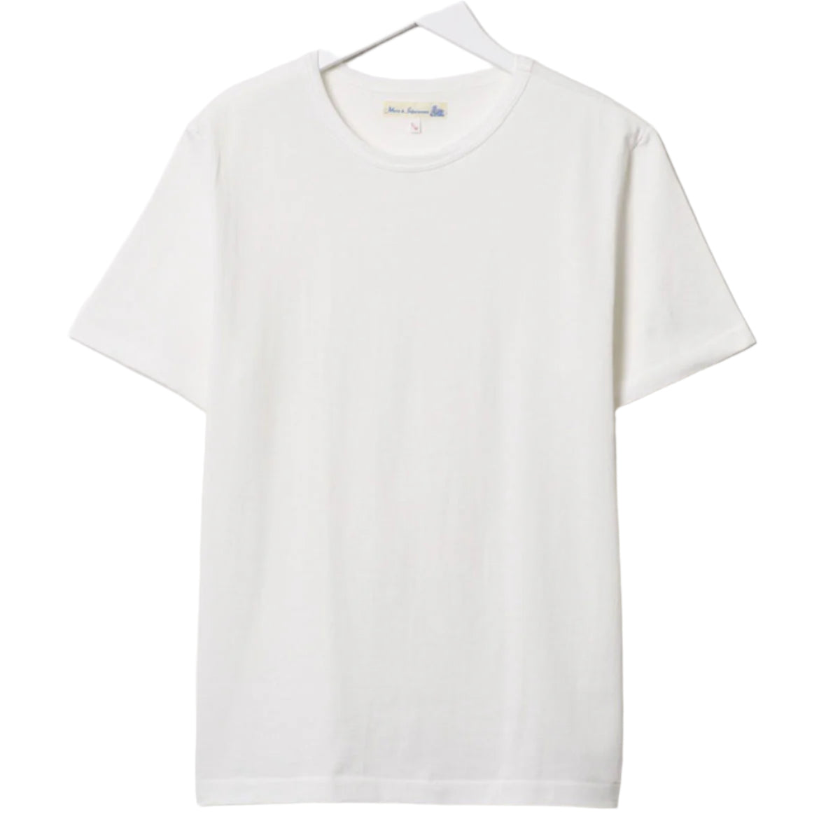 Merz b. Schwanen 215 Loopwheeled T-Shirt White