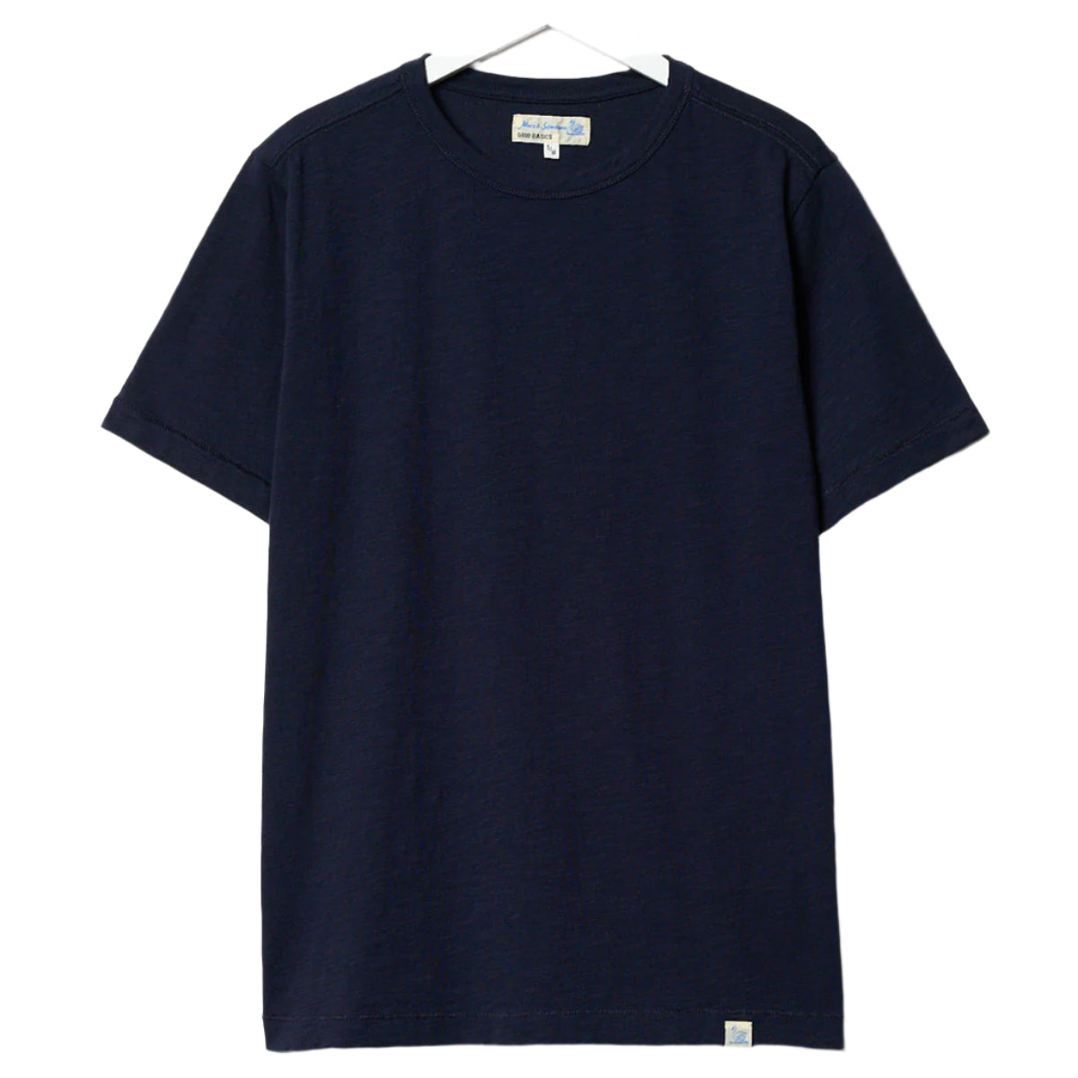 Merz b. Schwanen SCT04 Unisex Pima Cotton T-Shirt Dark Navy