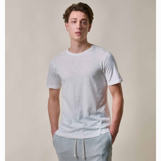 Merz b. Schwanen SCT04 Unisex Pima Cotton T-Shirt White