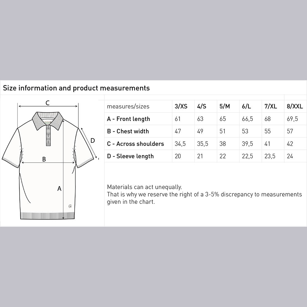 Merz b. Schwanen Knitted Polo Deep Black
