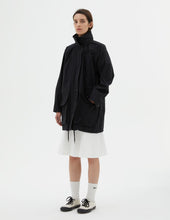 Load image into Gallery viewer, MHL W&#39; Stand Collar Parka Paper Dry Polyester  Black
