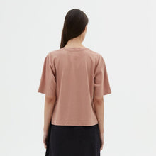 Load image into Gallery viewer, MHL W&#39; Simple T-Shirt Cotton Linen Jersey Pale Pink
