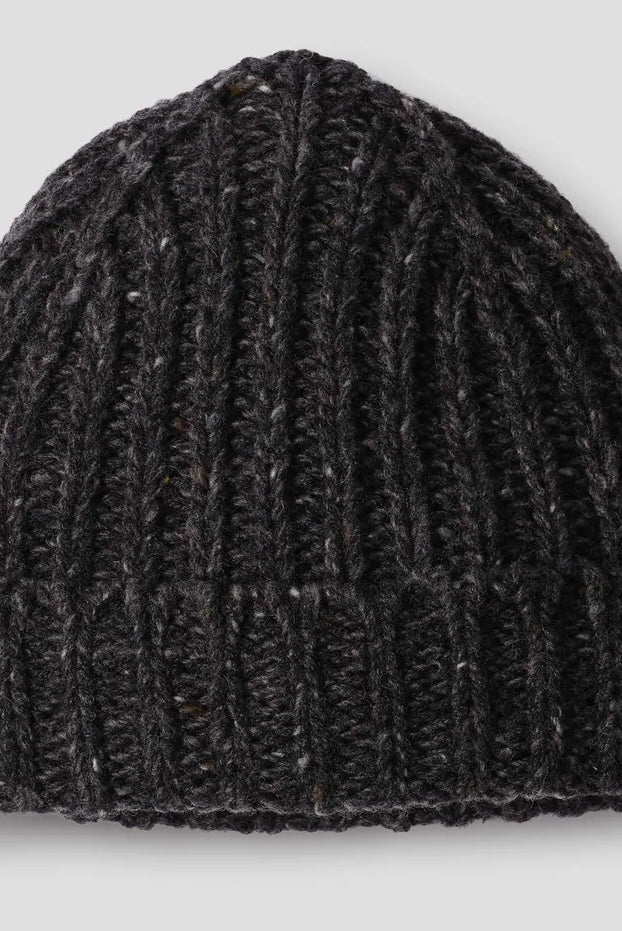 Margaret Howell Chunky Rib Beanie Steel