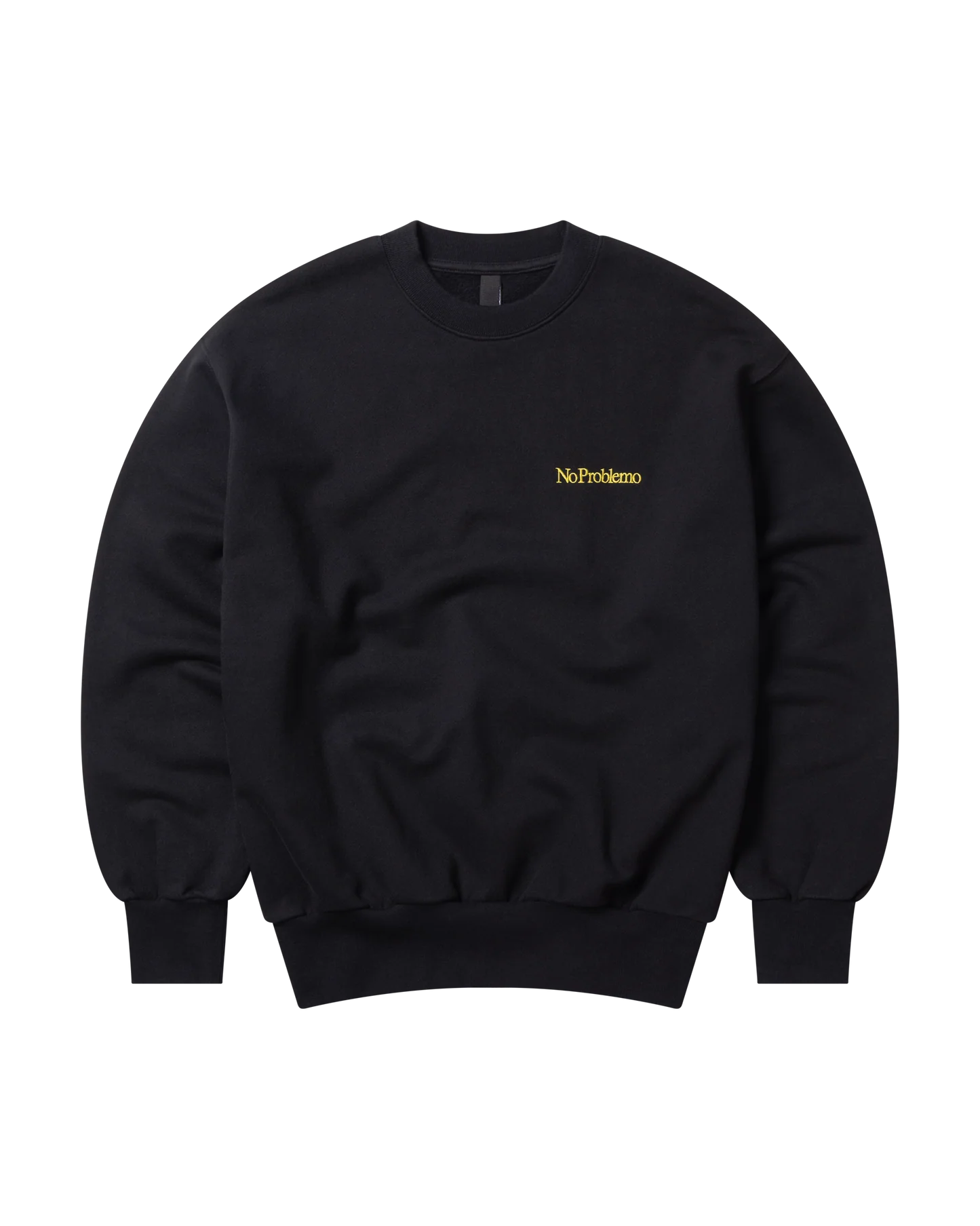 No Problemo Mini Problemo Embroidered Sweatshirt Black