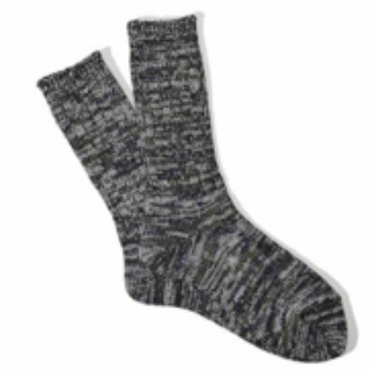 Anonymous Ism 5 Colour Mix Crew Sock Moss