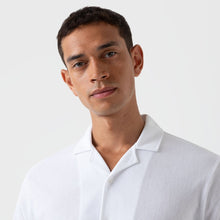 Load image into Gallery viewer, Sunspel Riviera Camp Collar Shirt White
