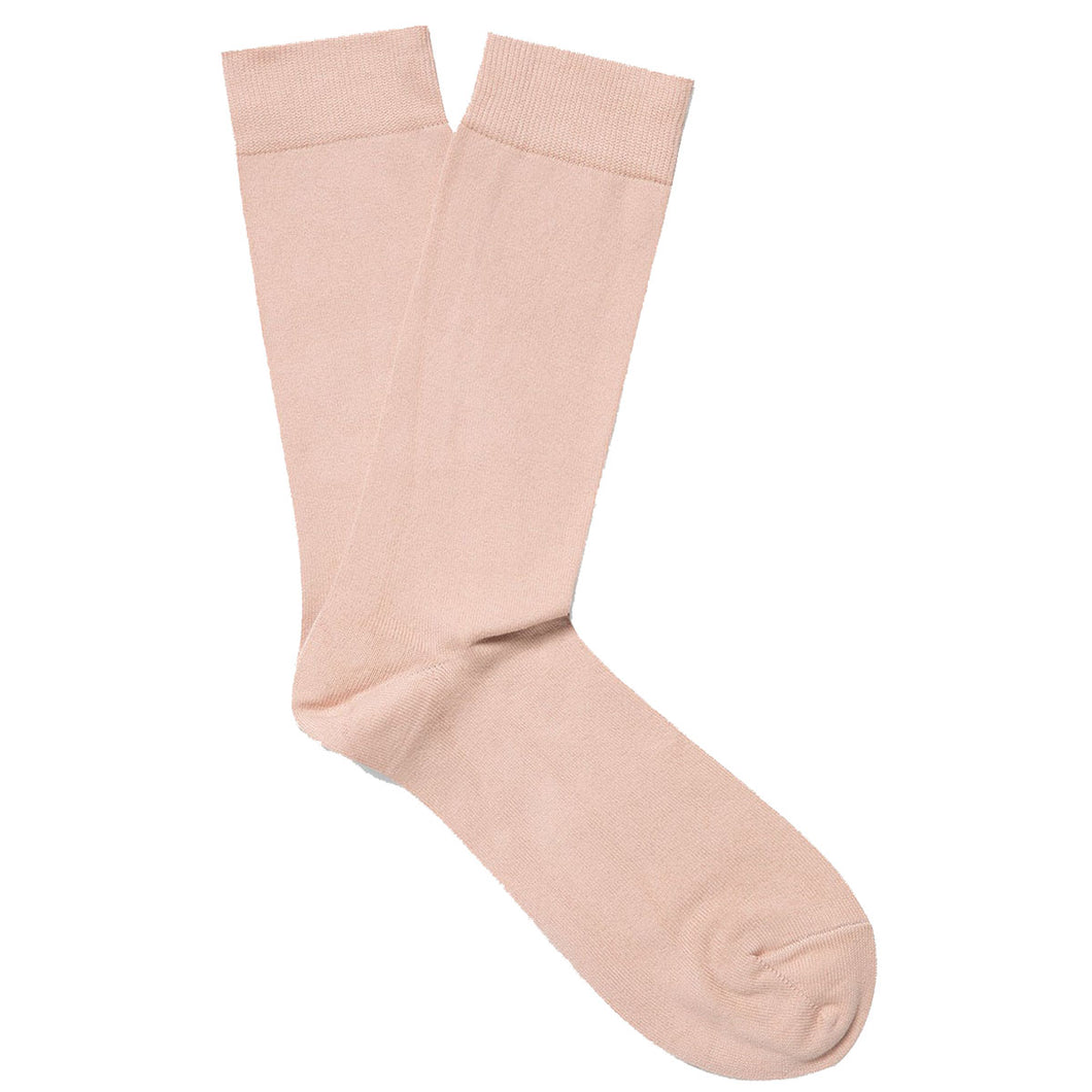 Sunspel Cotton Socks Pale Pink